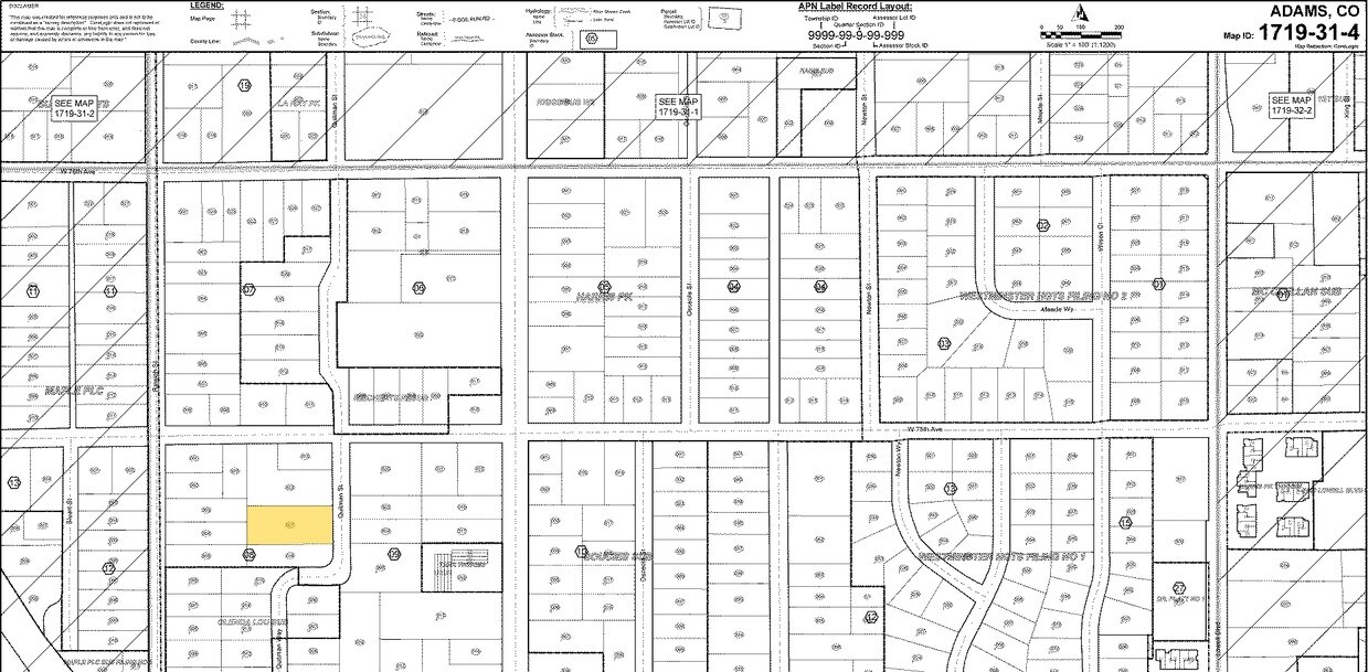 Mapa de la parcela - Quitman Grove Apartments