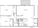 Deer Park - Two Bedroom - Plan D