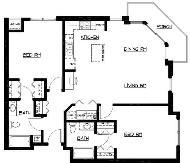 Interior Photo - Six Points Apartments