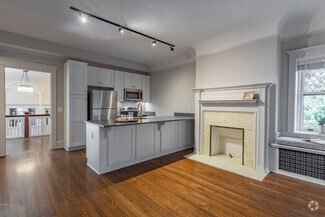 Unit D - Living Area - College Club Apartments
