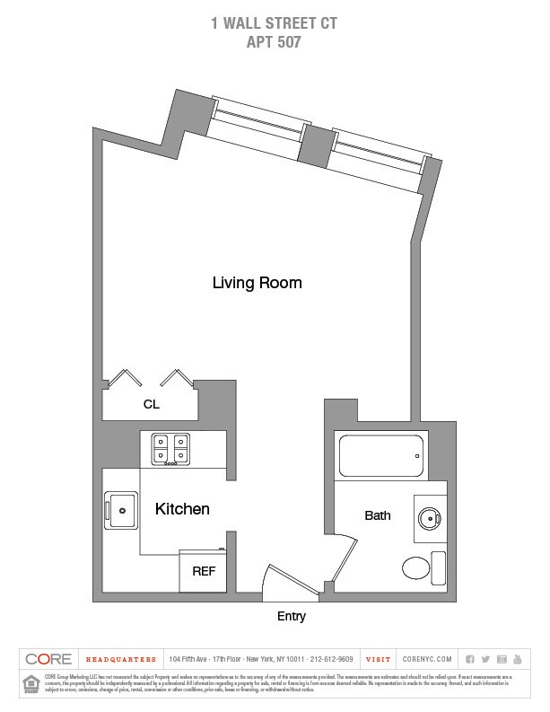 82 Beaver St Unit 507, New York, NY 10005 Room for Rent in New York