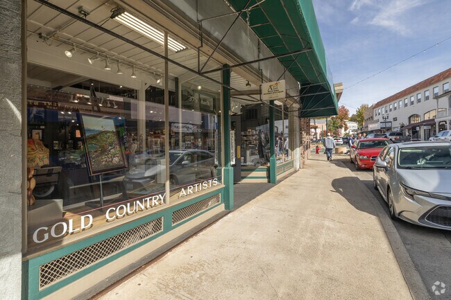 Downtown Placerville shows an artistic flair both inside its shops and on the streets.