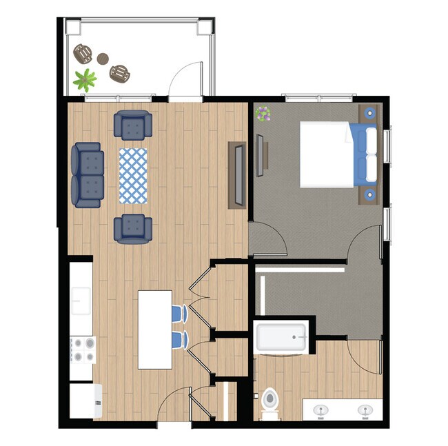 Plano de planta - Mallory Lakeside