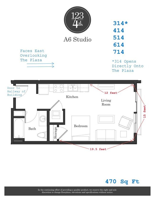 Foto del interior - 123-4th Apts