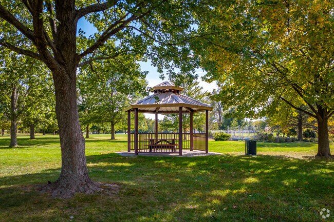 The pavilions at Drost Park are popular for celebrations.