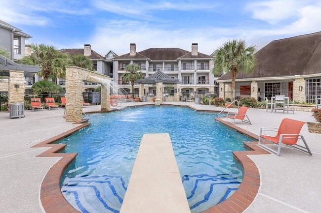 Pool Waterfall - City Park in the Heights
