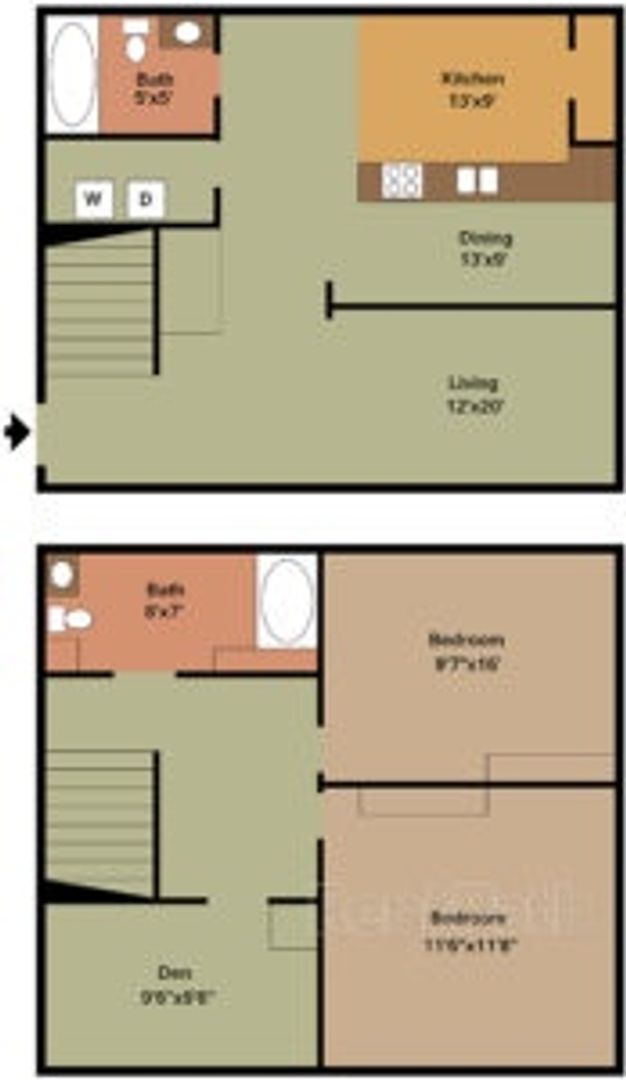 Foto del edificio - 1175 SqFt 3 Bedroom Townhome