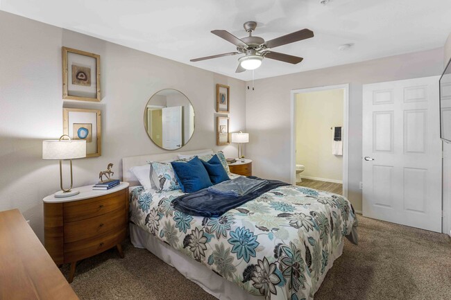 Spacious Bedroom - Destinations Pebble 55+ Active Adult Apart...