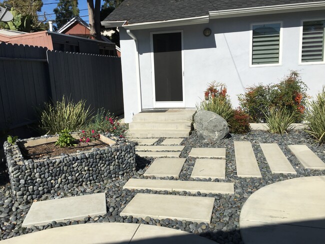 Zen front yard - 4074 Huron Ave