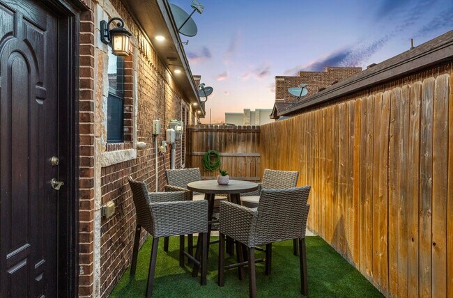 Back Concrete Private Patio - 2616 Larkspur Ave
