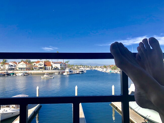 Harbor view from living room balcony - 3289 Moritz Dr