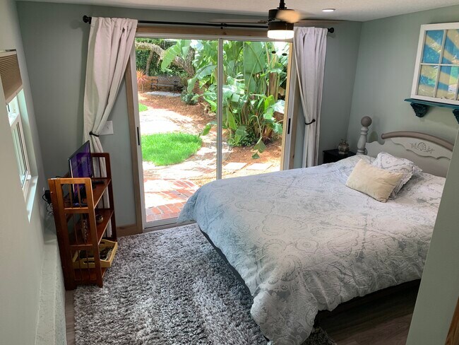 Bedroom into the courtyard - 105 E Melbourne Ave