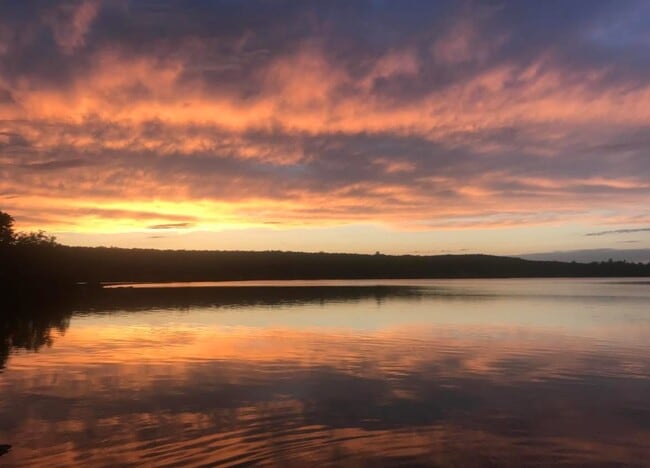 Sunset from dock - 1157 S Belfast Ave