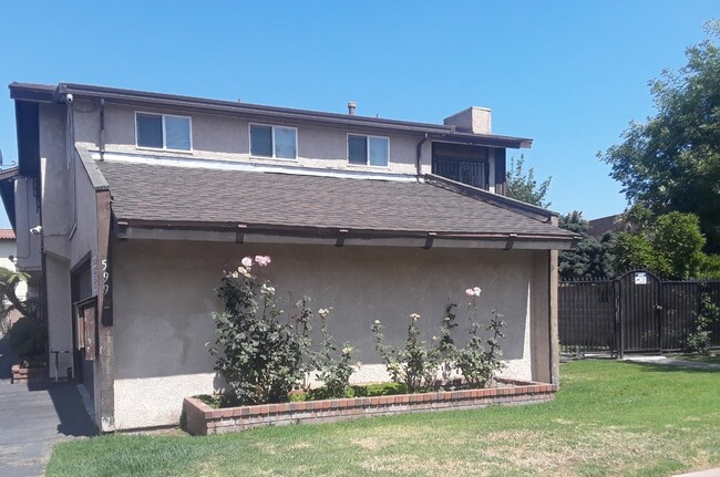 Security gate for shared backyard & tenants in complex - 599 S Parker St