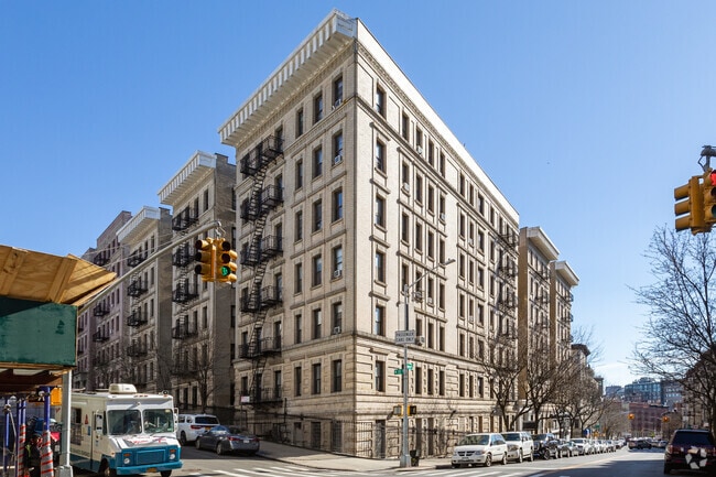 There are older apartment buildings that have been more recently updated in Morningside Heights.