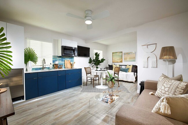 Sapphire & white cabinets - The Cove PB