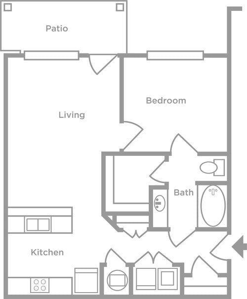 Floorplan - Hermitage Flats