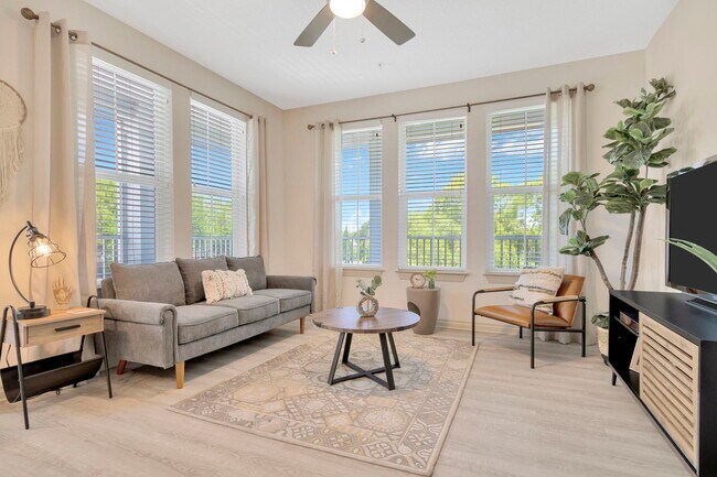 2BD, 2BA - 1369SF - Living Room - Mystic Pointe Apartments
