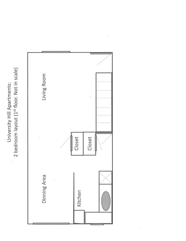 Plano de planta - University Hill Townhouses