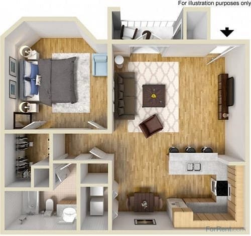 Floorplan - Northwood Luxury Apartments & Corporate Su...