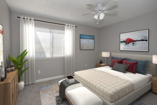 Bedroom - Foothill Terrace Apartments