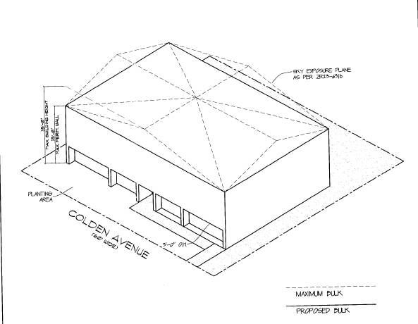 Axonometric Diagram - 3221 Colden Ave