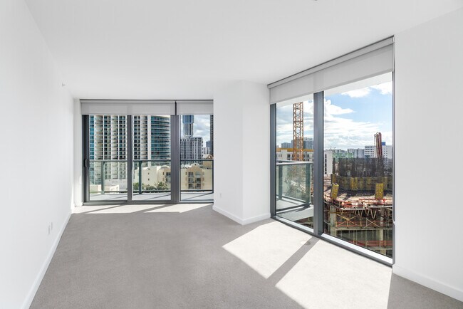 Living Room/Balcony - 501 NE 31st St