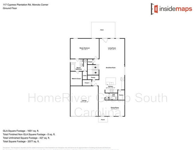 117 Cypress Plantation Rd, Moncks Corner, SC 29461 House Rental in