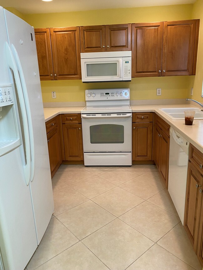 New refrigerator with ice/water dispenser, plenty of cabinets and coiunter space! - 9420 Ivy Brook Run