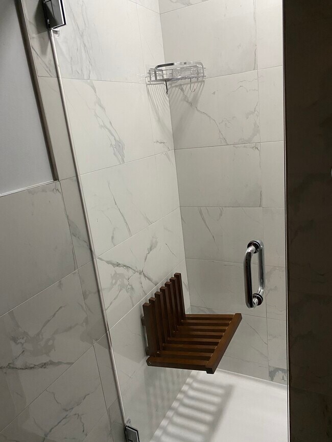 Bathroom shower - 295 Stuyvesant Ave