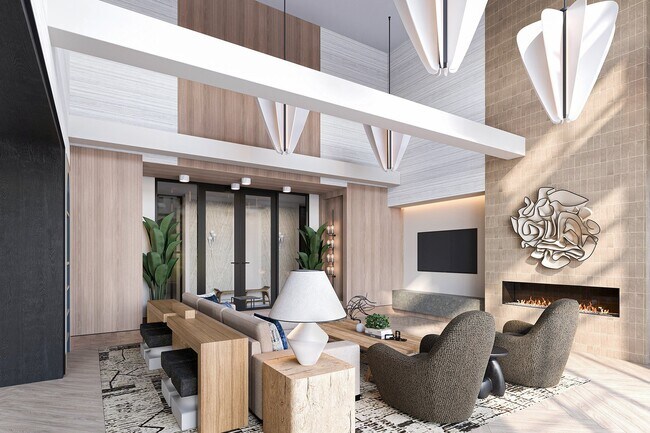 Acogedor pero contemporáneo, este elegante salón club permite relajarse, ponerse al día con los vecinos o disfrutar de una noche tranquila en - The Residence Peninsula Apartments
