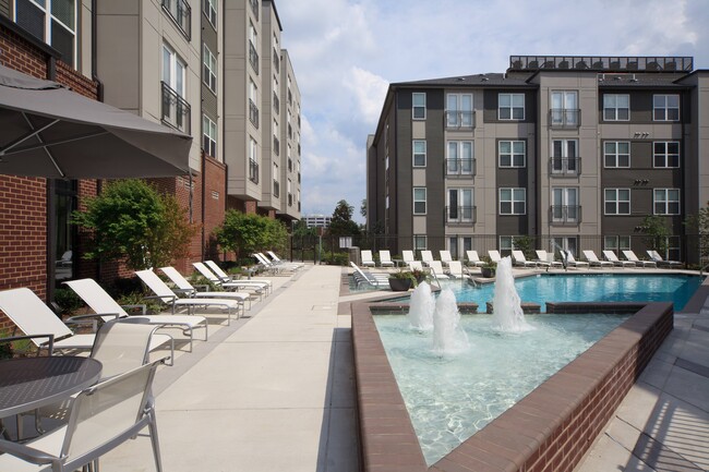 Two Resort-Style Swimming Pool with Expansive Tanning Areas and Sun Shelf - ICON at Dulles