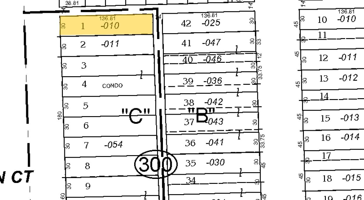 Mapa de la parcela - 3509 Harlem Ave