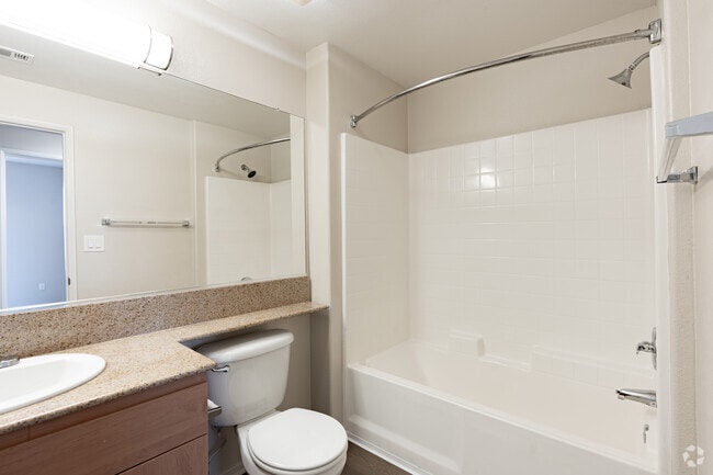 2 BR, 2 BA - 1,050 SF - Primary Bathroom - Villaggio at La Quinta