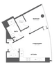 1 Bed 1 Bath-A12