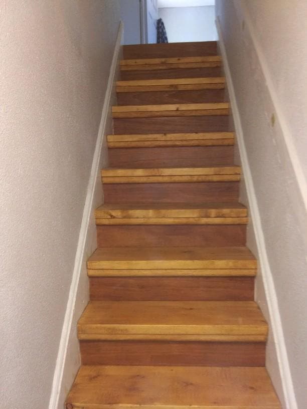 Staircase to Main Level - 406 Franklin Avenue