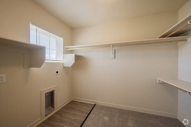 Closet/Laundry 1 BR, 1 BA - 791 SF ADA - THE CREEK AT COTTONWOOD