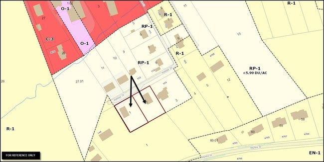 Mapa de Zonificación - Holston Court Apartments & Duplex, 12 Units