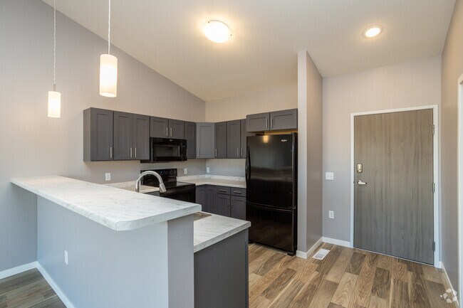 1 habitación, 1 baño, 664 pies cuadrados, cocina - Jefferson Heights Apartments