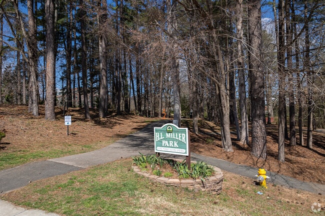 Wake Forest's H.L. Miller Park offers a scenic respite for Waker Forest locals.