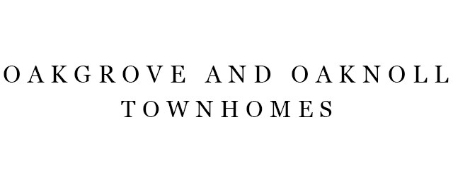 Oakgrove and Oaknoll Townhomes