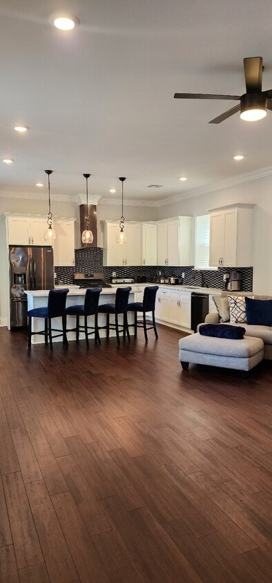 Living - Kitchen Furnished - 3019 Delachaise St