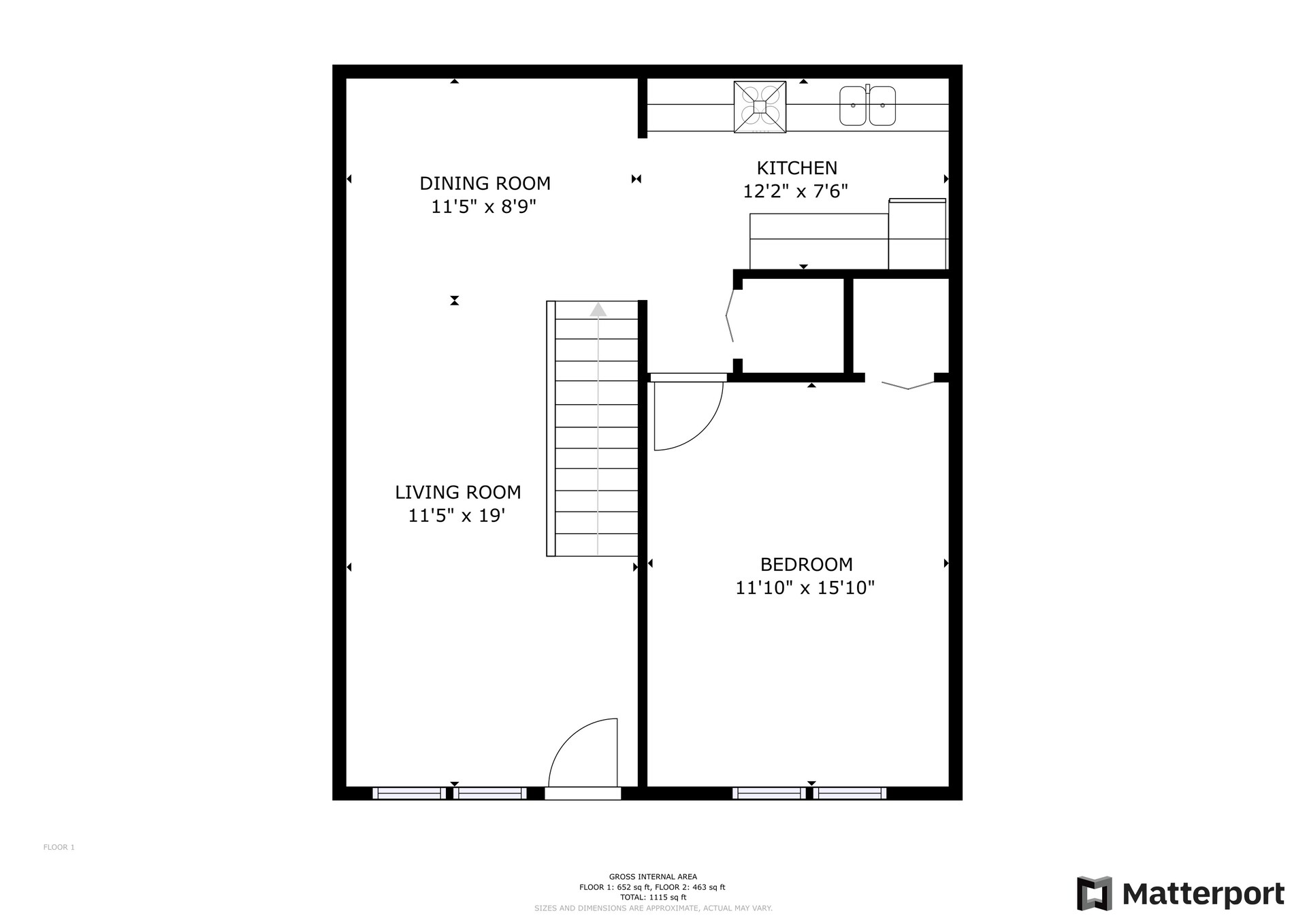 Acres Crossing Apartments – 2 BEDROOM 1 BATH 1100 SQFT LOFT