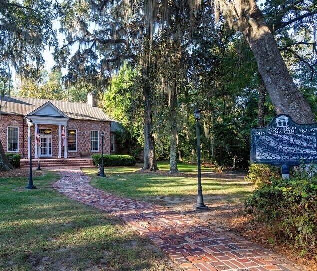 DeSoto Site Historic State Park includes the Gov. John W. Martin House, built in 1933