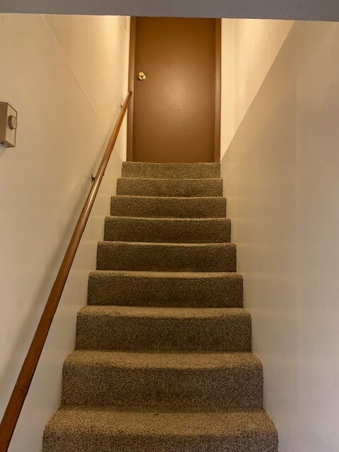 Walk way to apartment - 17 Walnut Ave