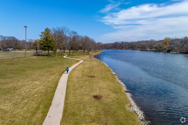 Village Park Path Along the Milwaukee River