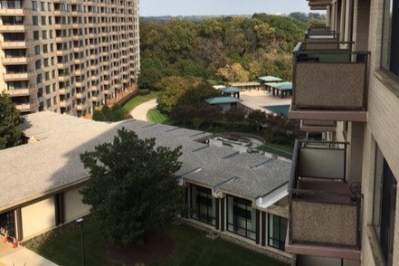 Balcony View (Building Entrance) - 5225 Pooks Hill Rd