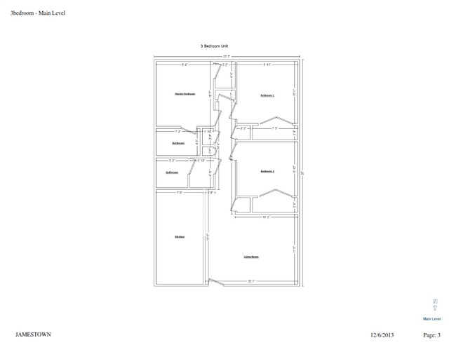 Plano de planta tres - The Edge of Moore