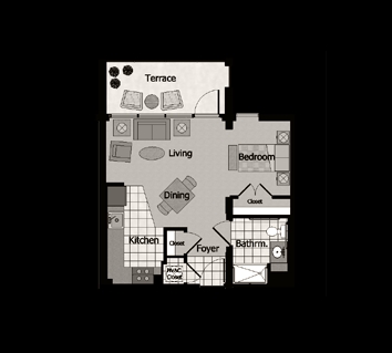 Dorsey Tower Monoambientes - The Tower at Dorsey Manor: 62+
