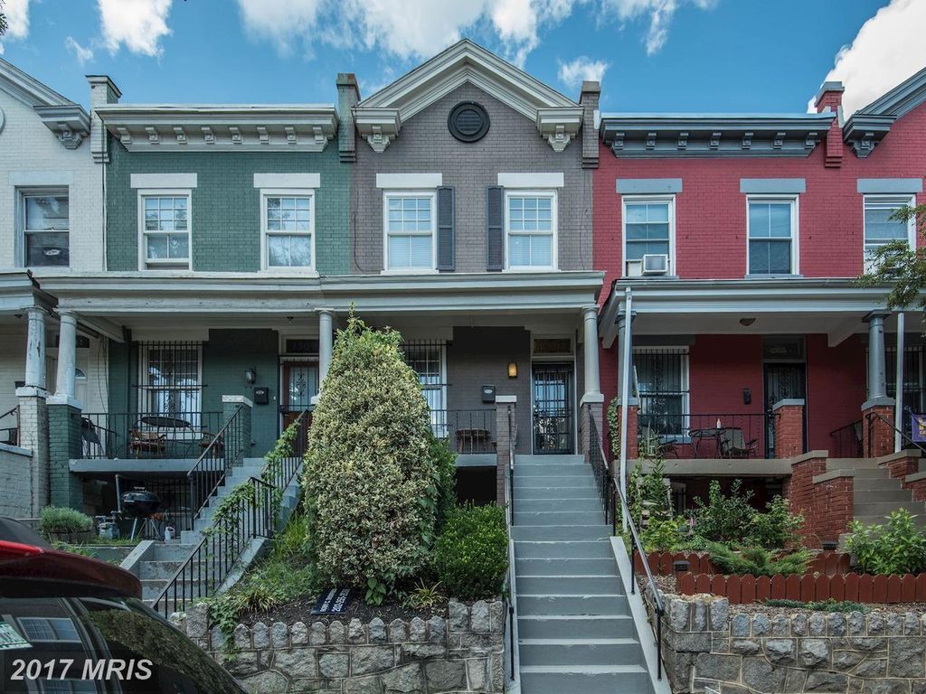 Top two floors are yours - above the street but easy walking to everything you need - 1307 Florida Ave NW